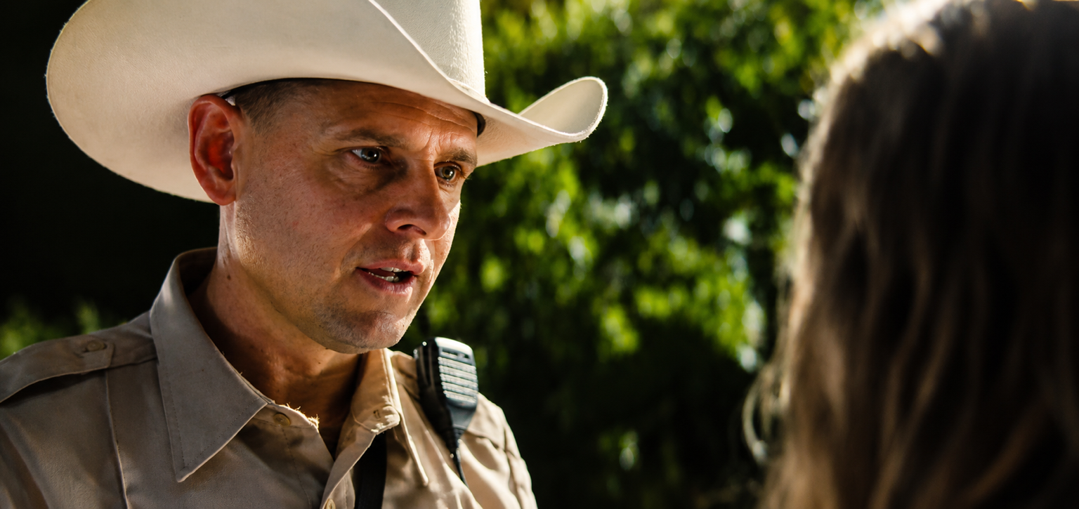 Michael Phillip Taylor on set